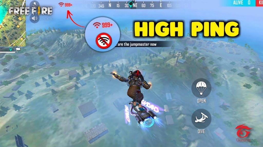 high ping Free Fire
