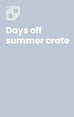تصویر Days off summer crate (Golden week)