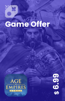 تصویر آفر 7 دلاری Age of empires mobile