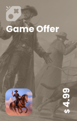تصویر آفر 5 دلاری Cowboy Game