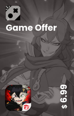 تصویر آفر 7 دلاری(آیدی) Black Clover M