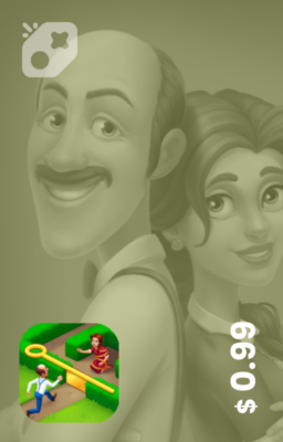 تصویر آفر 1 دلاری Gardenscapes