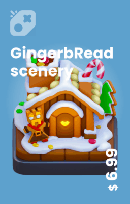 تصویر منظره شیرینی زنجیفیلی GingerbRead