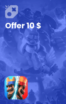 تصویر آفر 10 دلاری clash royal