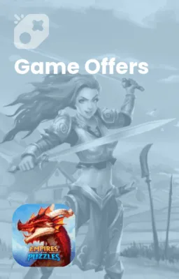 تصویر آفرهای Empires & puzzles plus