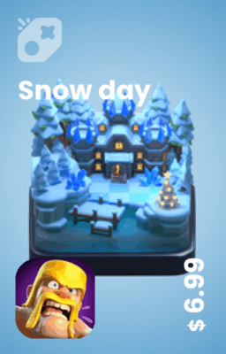 تصویر منظره روز برفی Snow day