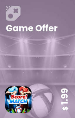تصویر آفر 2 دلاری بازی Score Match