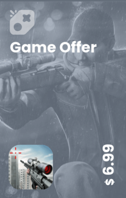 تصویر آفر 7 دلاری بازی Sniper 3D
