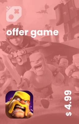 تصویر آفر 5 دلاری clash of clans