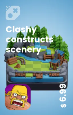 تصویر منظره اشکال کلشی Clashy construct scenery