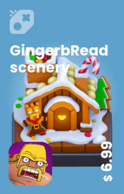 تصویر منظره شیرینی زنجیفیلی GingerbRead