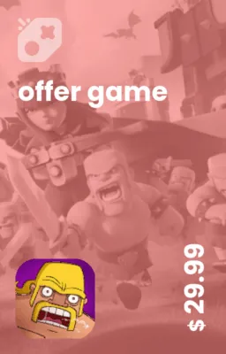 تصویر آفر 30 دلاری clash of clans