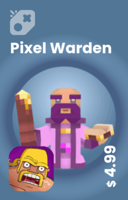 تصویر نگهبان پیکسلی Pixel Warden