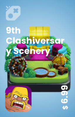 تصویر منظره نهمین سالگرد کلش  9th Clashiversary Scenery