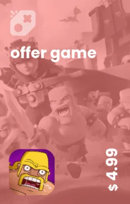 تصویر آفر 5 دلاری clash of clans