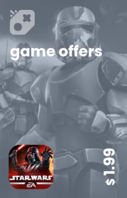 تصویر آفر 2 دلاری Star Wars Galaxy of Heroes