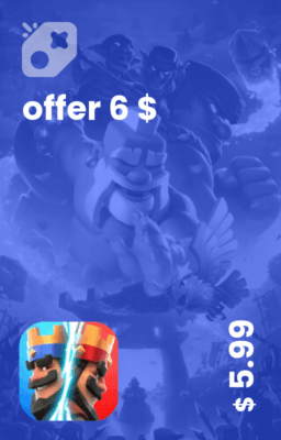 تصویر آفر 6 دلاری clash royal