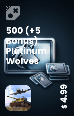 تصویر 500+5 پلاتینیوم گرگ