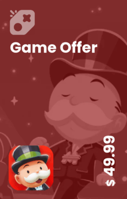 تصویر آفر 50 دلاری Monopoly GO