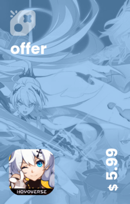 تصویر بسته آفر 6 دلاری Honkai Impact 3