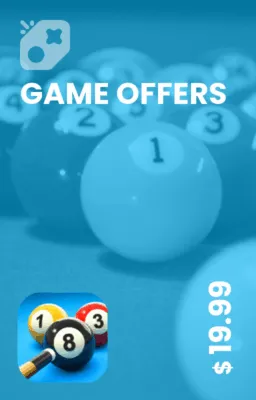 تصویر آفر 20 دلاری 8ball pool