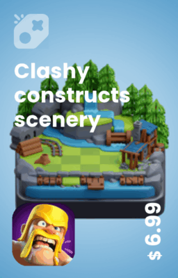 تصویر منظره اشکال کلشی Clashy construct scenery