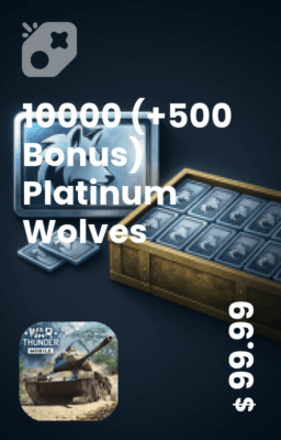 تصویر 10000+500 پلاتینیوم گرگ