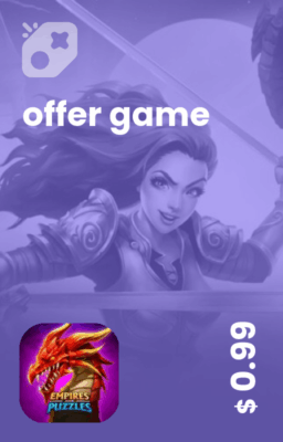 تصویر آفر 1 دلاری Empires & puzzles