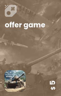 تصویر آفر 5 دلاری War Thunder Mobile