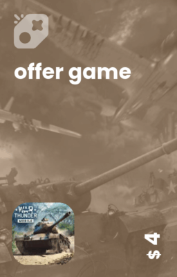تصویر آفر 4 دلاری War Thunder Mobile