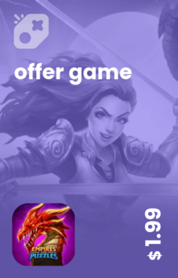 تصویر آفر 2 دلاری Empires & puzzles