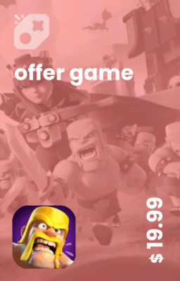 تصویر آفر 20 دلاری clash of clans