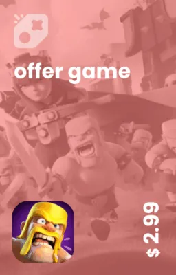 تصویر آفر 3 دلاری clash of clans