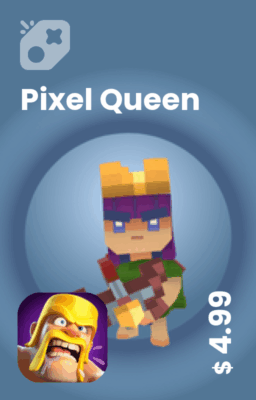تصویر ملکه پیکسلی Pixel Queen
