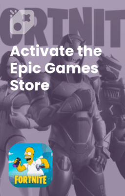 تصویر فعال سازی استور اپیک گیمز