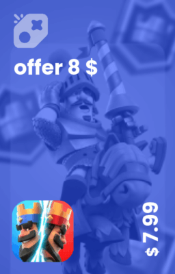 تصویر آفر 8 دلاری clash royal