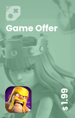 تصویر آفر 2 دلاری clash of clans
