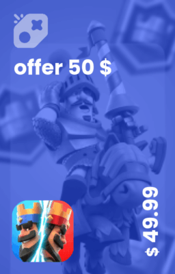 تصویر آفر 50 دلاری clash royal