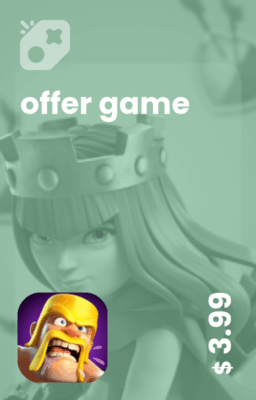 تصویر آفر 4 دلاری clash of clans