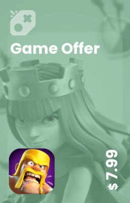 تصویر آفر 8 دلاری clash of clans