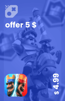 تصویر آفر 5 دلاری clash royal