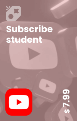 تصویر اشتراک 1 ماهه student (8$)