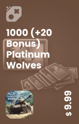 تصویر 1000+20 پلاتینیوم گرگ