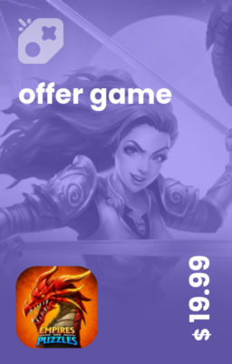 تصویر آفر20 دلاری Empires & puzzles