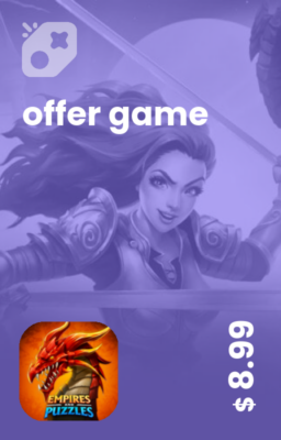 تصویر آفر 9 دلاری Empires & puzzles