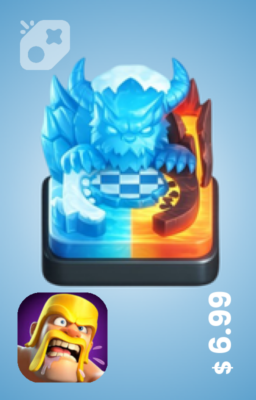 تصویر منظره اتش و یخ Fire and Ice Scenery