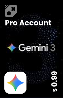 تصویر اکانت Gemini با اشتراک پرو