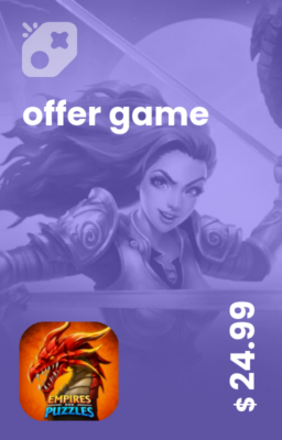 تصویر آفر 25 دلاری Empires & puzzles