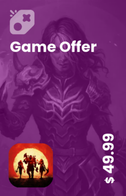 تصویر آفر 50 دلاری Diablo Immort