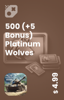 تصویر 500+5 پلاتینیوم گرگ